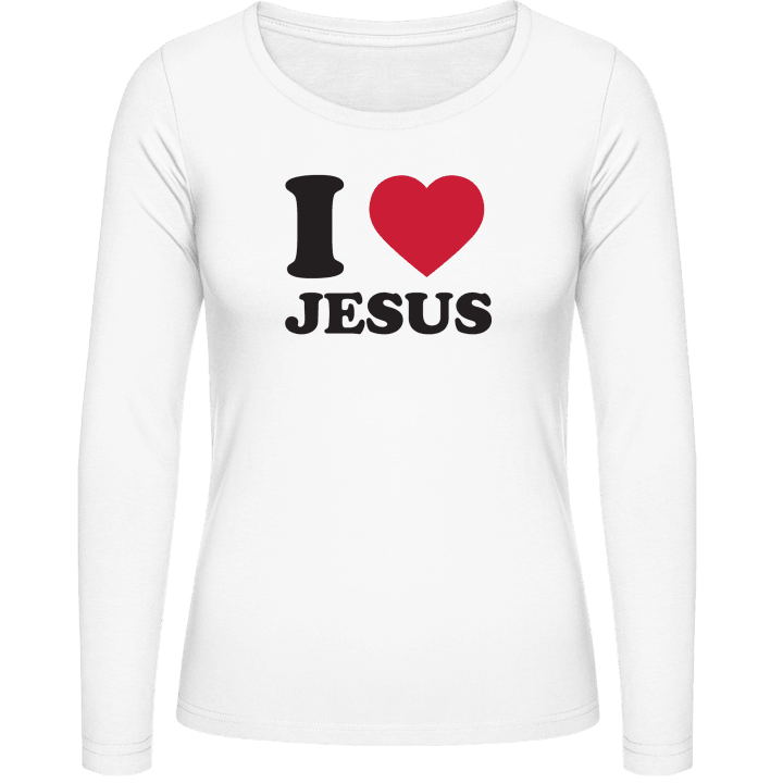 I Heart Jesus T-shirt à manches longues pour femmes contain pic