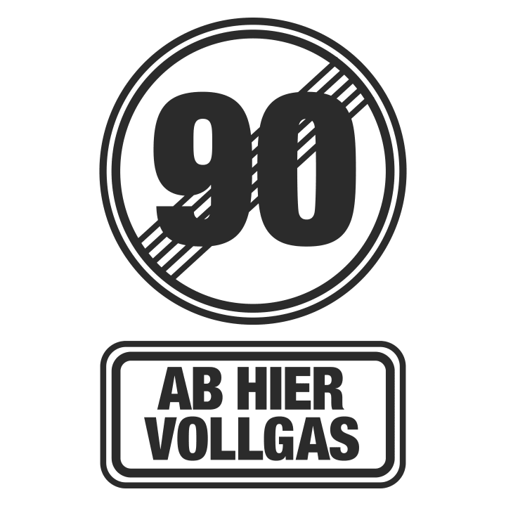 90 Ab Hier Vollgas Naisten pitkähihainen paita 0 image