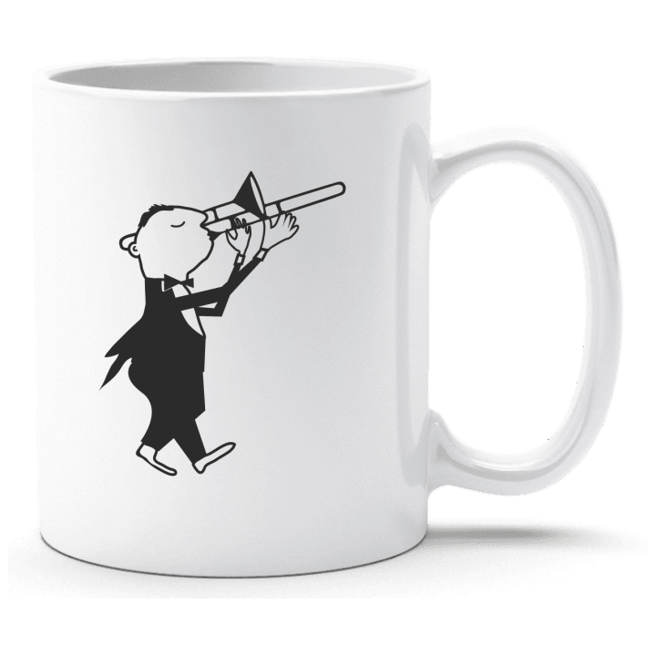 Trombonist Illustration Cup contain pic