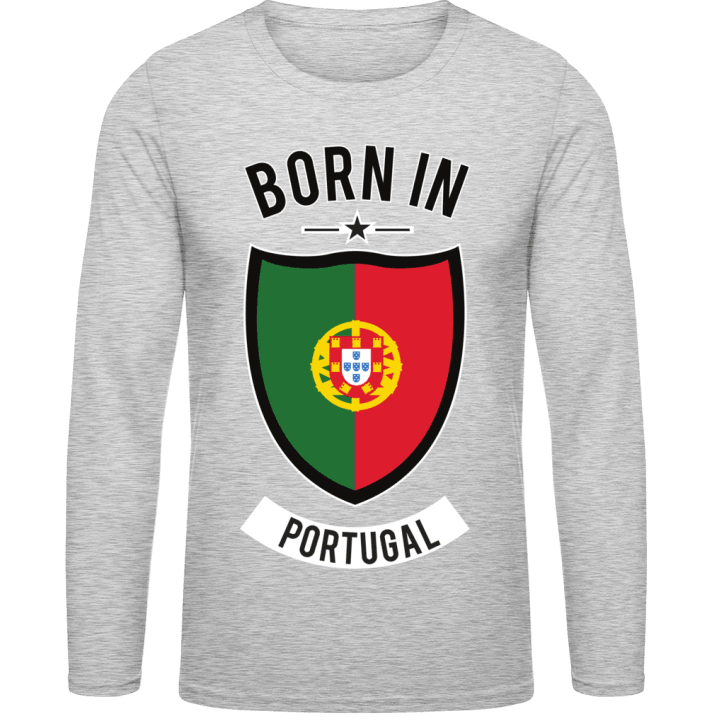 Born in Portugal Camicia a maniche lunghe contain pic