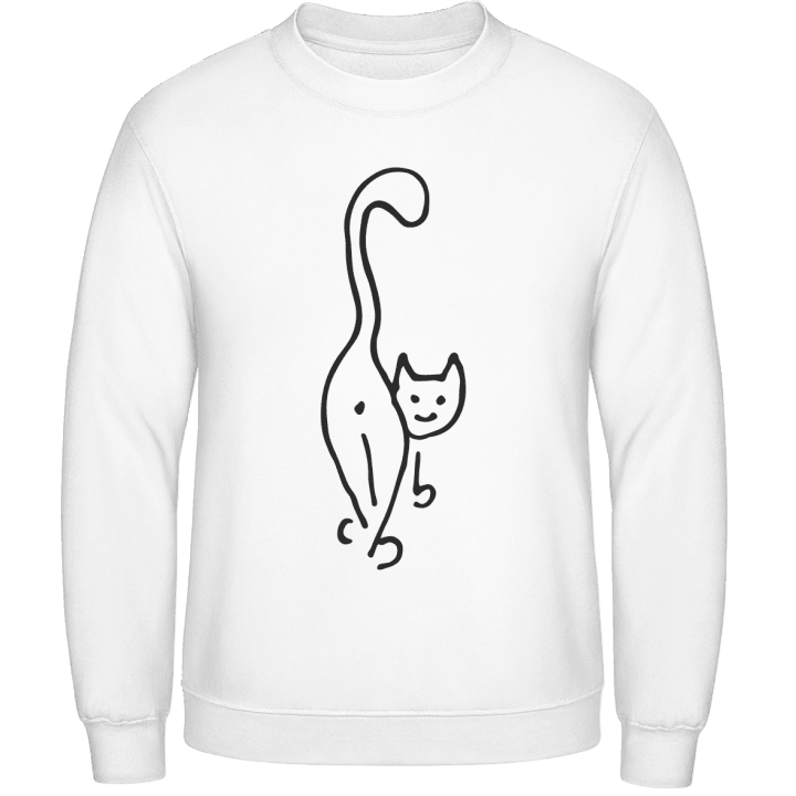 Funny Cat Comic Sweatshirt 0 image