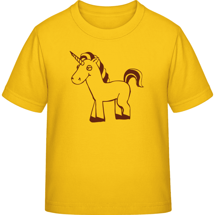Unicorn Illustration T-shirt til børn 0 image
