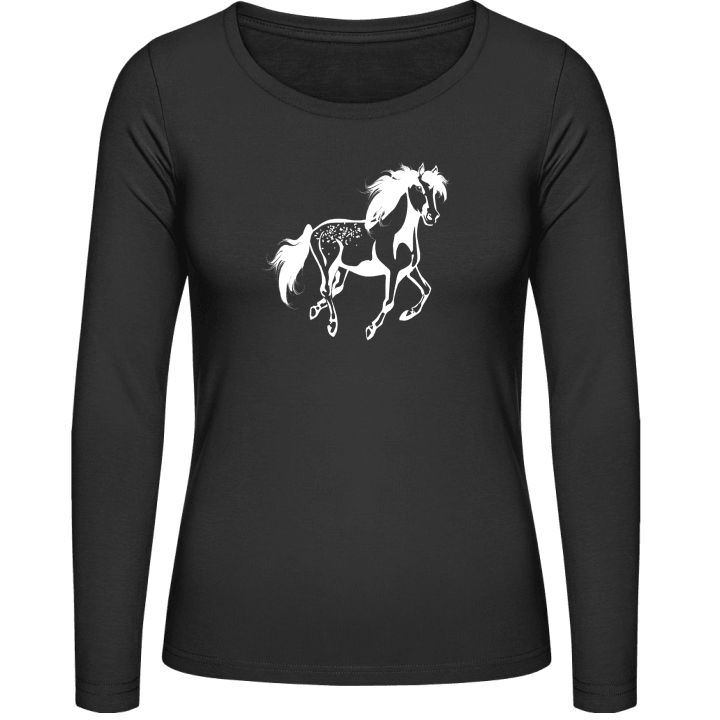 Stallion Horse Frauen Langarmshirt 0 image