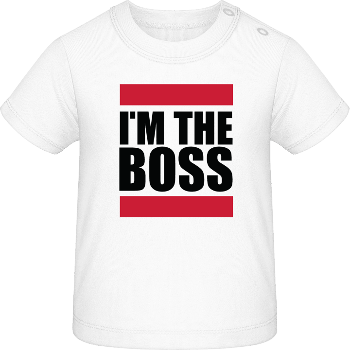 I'm The Boss Logo Baby T-skjorte contain pic