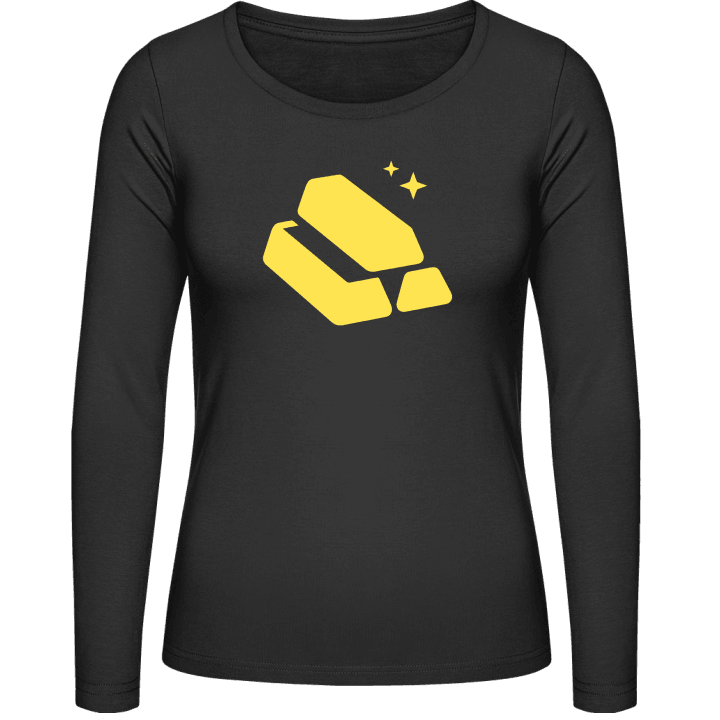 Gold Bullion Frauen Langarmshirt contain pic