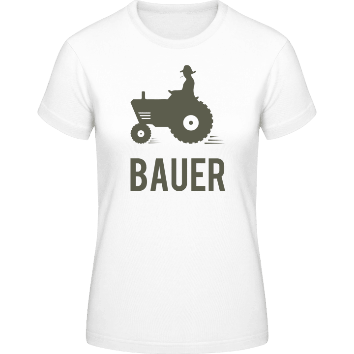 Bauer mit Traktor T-shirt för kvinnor contain pic