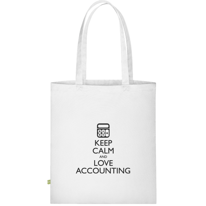Keep Calm And Love Accounting Stoffen tas 0 image