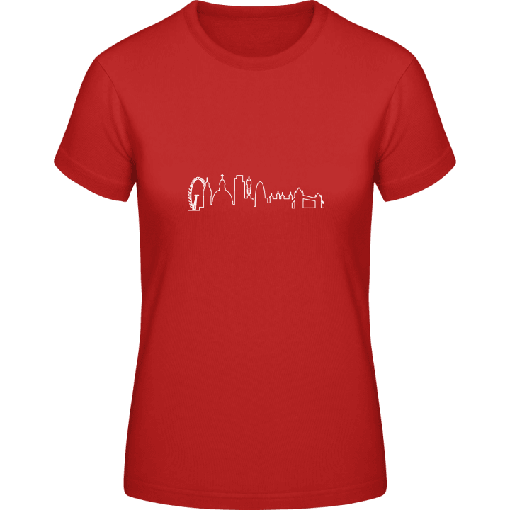 London Skyline T-skjorte for kvinner contain pic