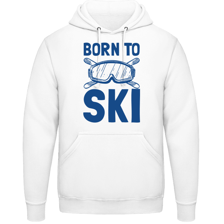 Born To Ski Logo Sudadera con capucha contain pic