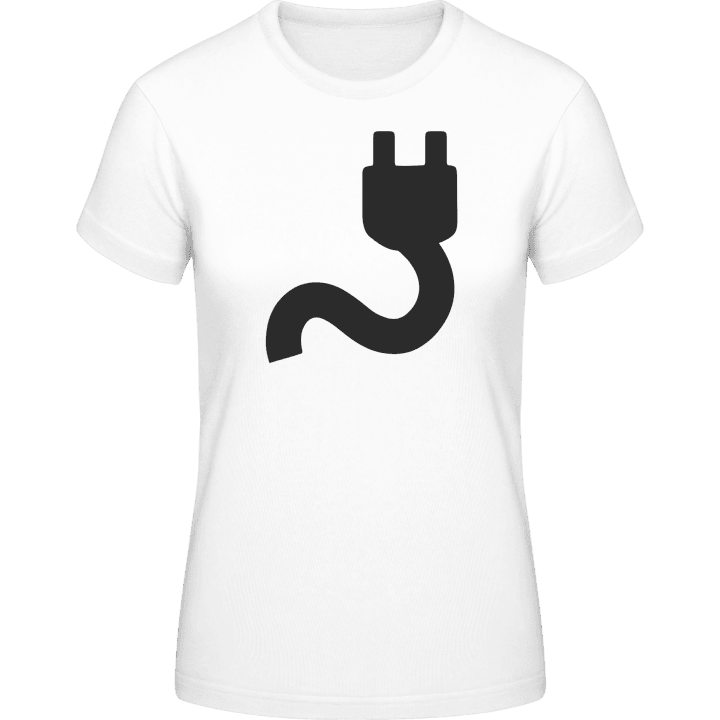 Electrician Plug Frauen T-Shirt contain pic