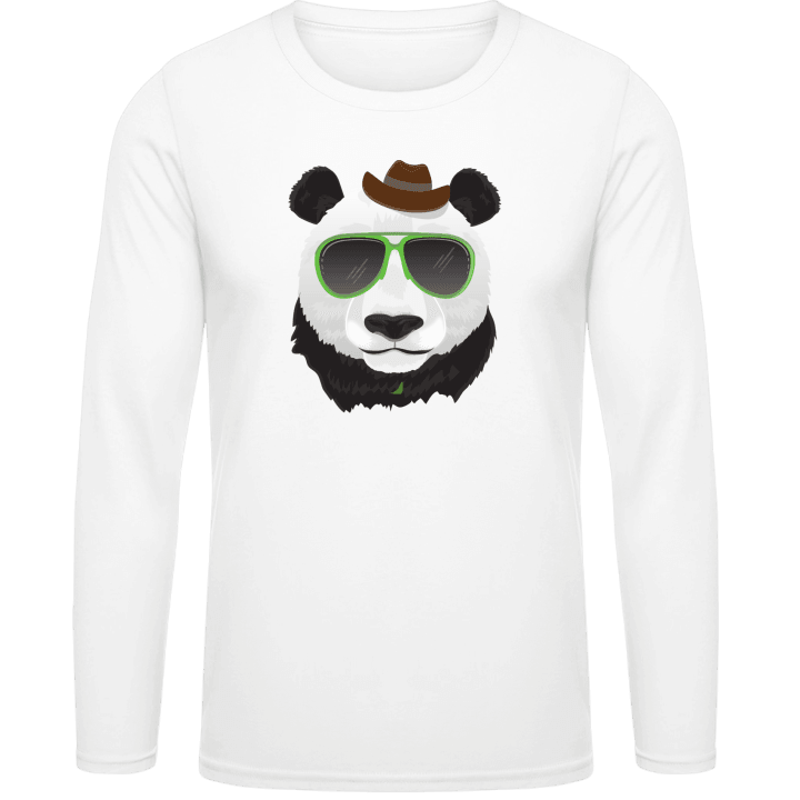 Hipster Panda Long Sleeve Shirt 0 image