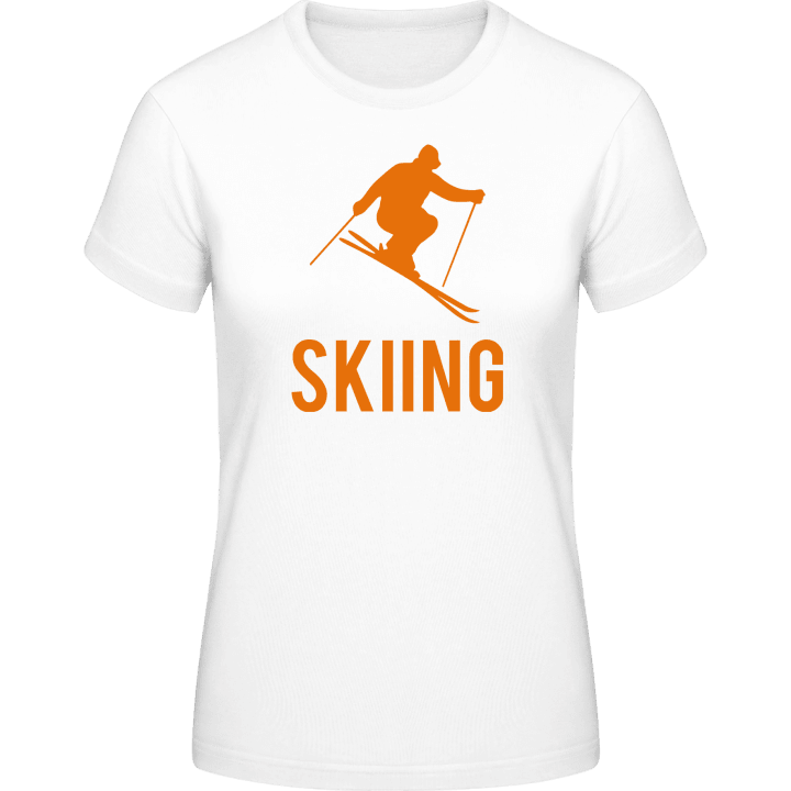 Skiing Logo Frauen T-Shirt contain pic