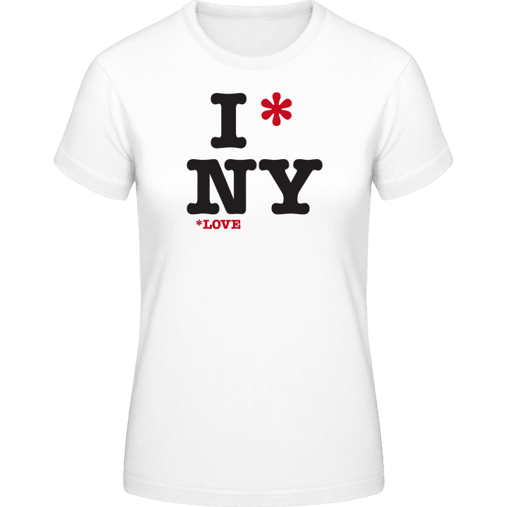 I Love NY T-skjorte for kvinner contain pic