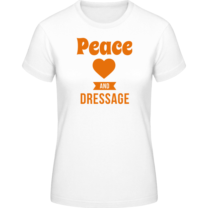 Peace Love Dressage T-skjorte for kvinner 0 image