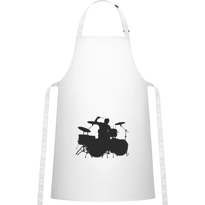 Drummer Silhouette Grembiule da cucina contain pic