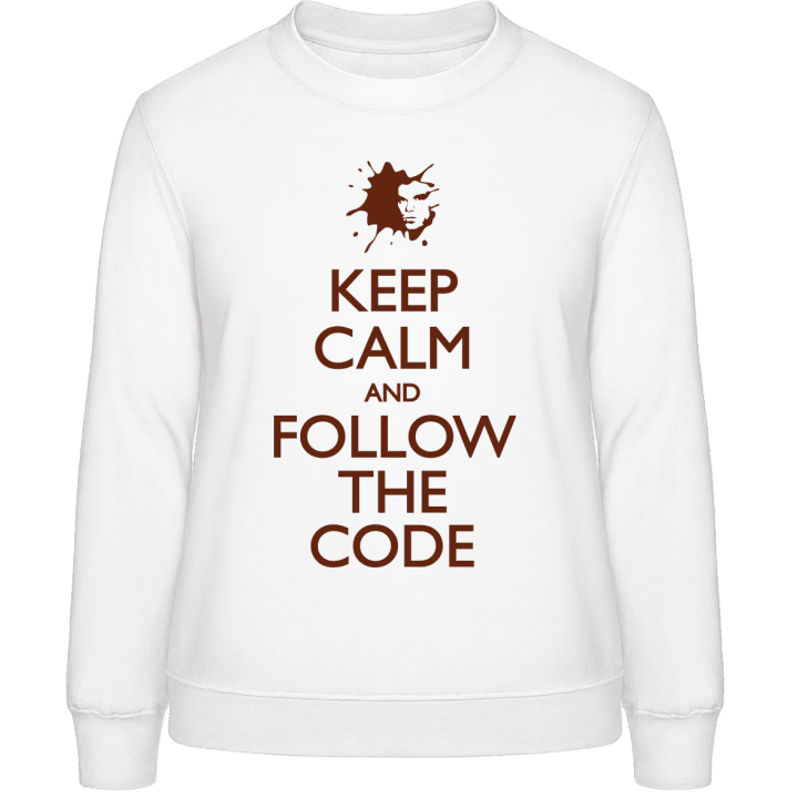 Keep Calm and Follow the Code Vrouwen Sweatshirt 0 image