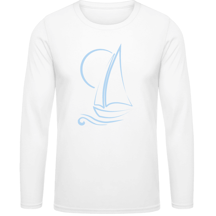 Sailboat Illustration Long Sleeve Shirt 0 image