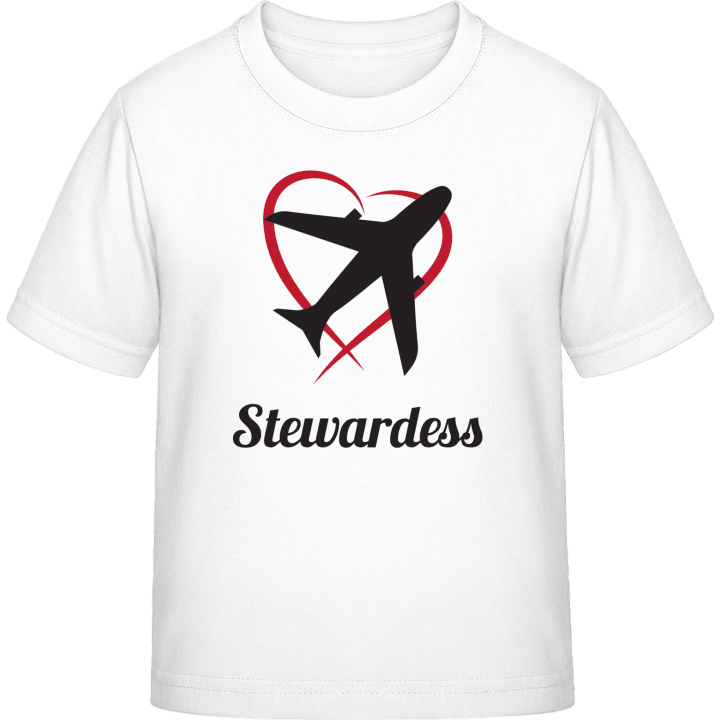 Stewardess Logo Maglietta per bambini contain pic