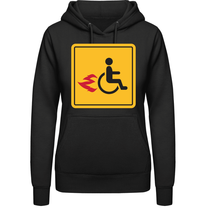 Wheelchair On Fire Women Hoodie 0 image