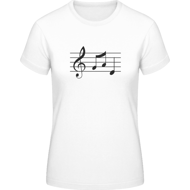 Music Notes Classic T-skjorte for kvinner contain pic