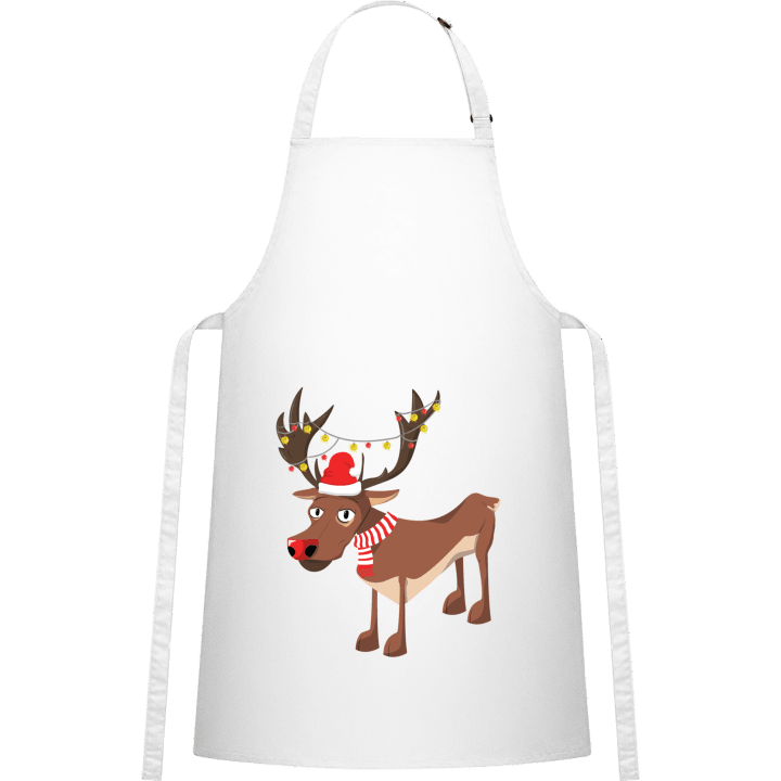 Rudolph Christmas Reindeer Delantal de cocina 0 image