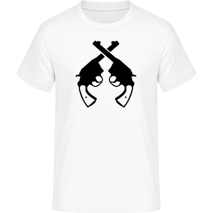 Crossed Pistols Western Style T-Shirt 0 image