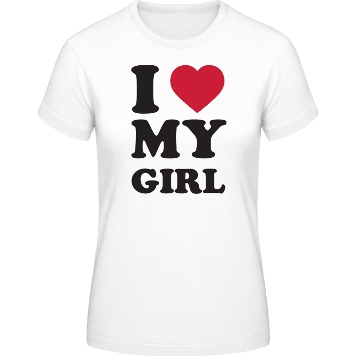 I Heart My Girl Vrouwen T-shirt contain pic