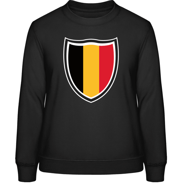 Belgium Shield Flag Genser for kvinner contain pic
