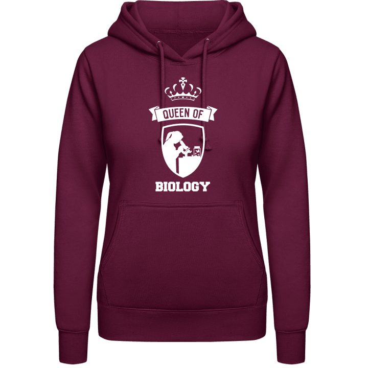 Queen Of Biology Sudadera con capucha para mujer contain pic