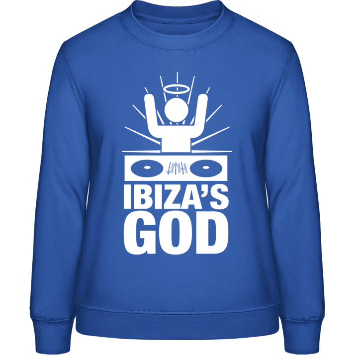 Ibiza's God Sweat-shirt pour femme contain pic