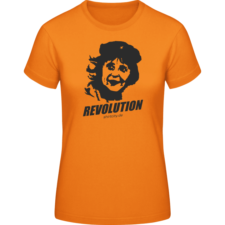 Merkel Revolution Frauen T-Shirt contain pic