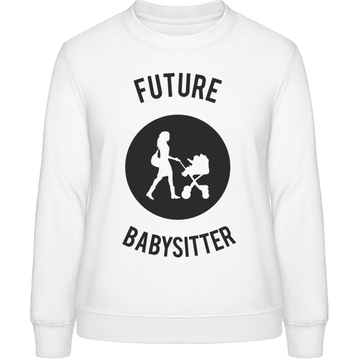 Future Babysitter Vrouwen Sweatshirt contain pic