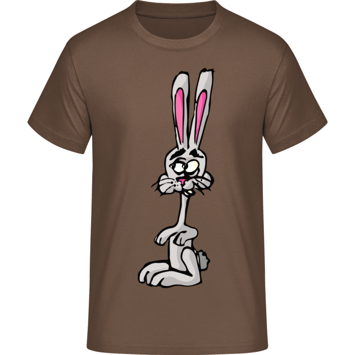 Grey Bunny Illustration T-skjorte 0 image