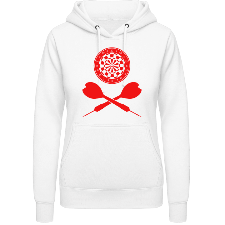 Crossed Darts with Target Vrouwen Hoodie contain pic