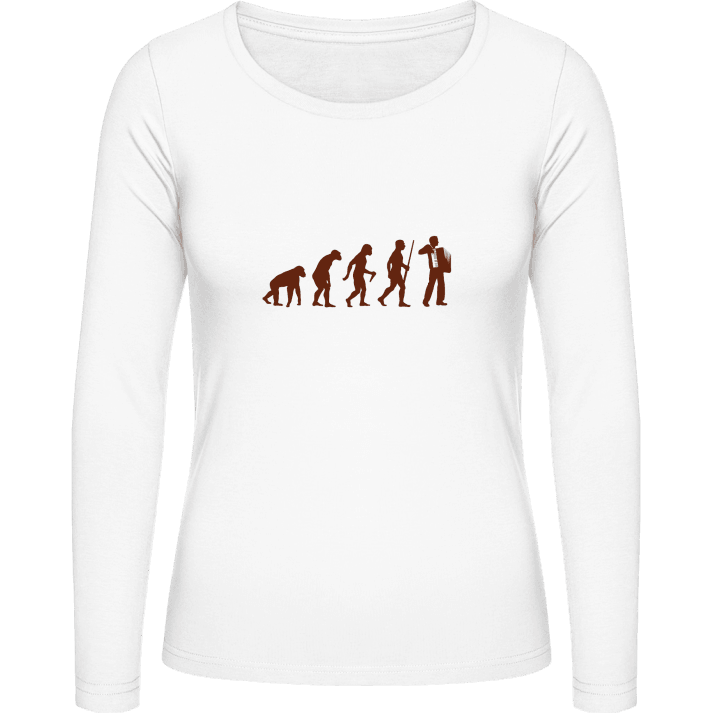 Accordionist Evolution Women long Sleeve Shirt contain pic