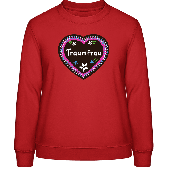 Traumfrau Lebkuchenherz Sweatshirt för kvinnor contain pic