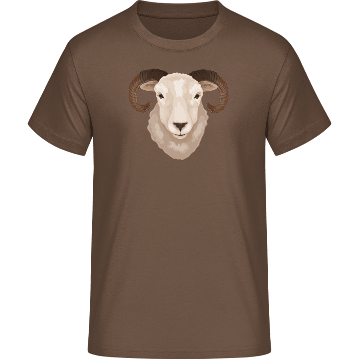 Schafbock Kopf Realistisch T-Shirt 0 image