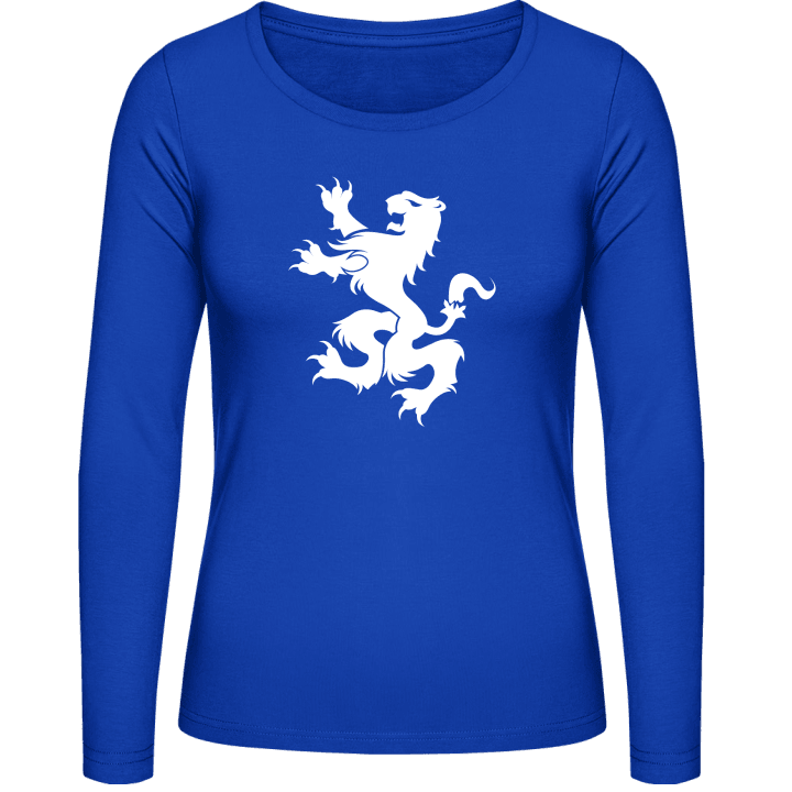 Lion Coat of Arms Langermet skjorte for kvinner contain pic
