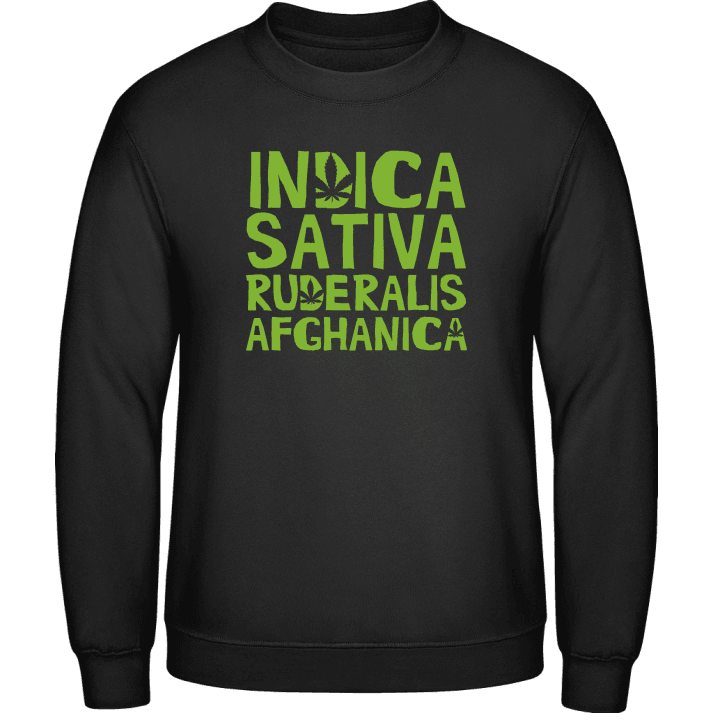 Indica Sativa Ruderalis Afghanica Sweatshirt contain pic