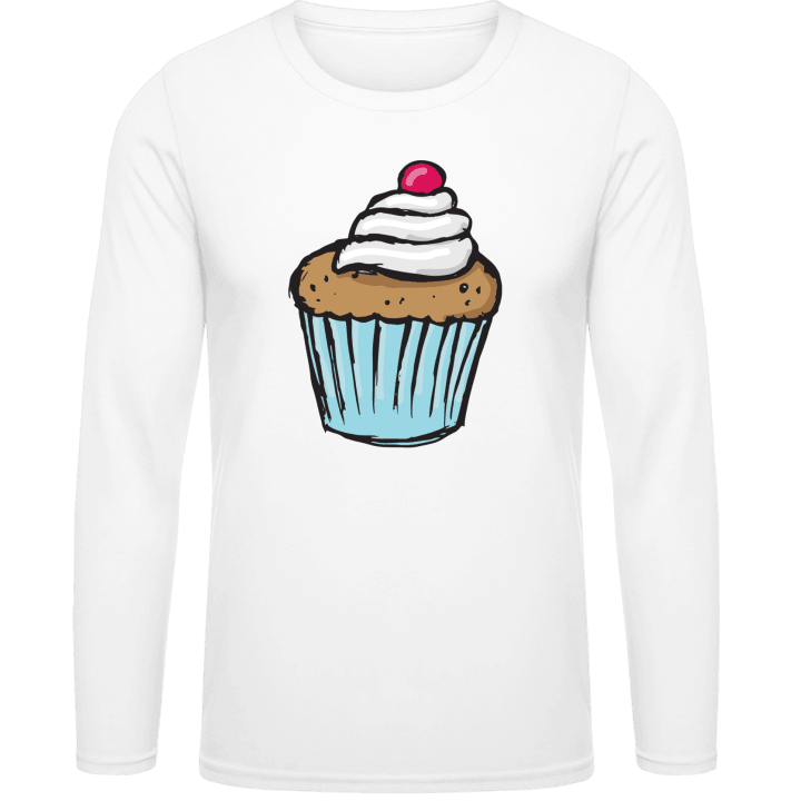 Cherry Cupcake Langarmshirt contain pic