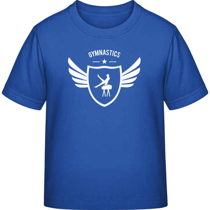 Gymnastics Pommel Horse Winged T-shirt för barn contain pic