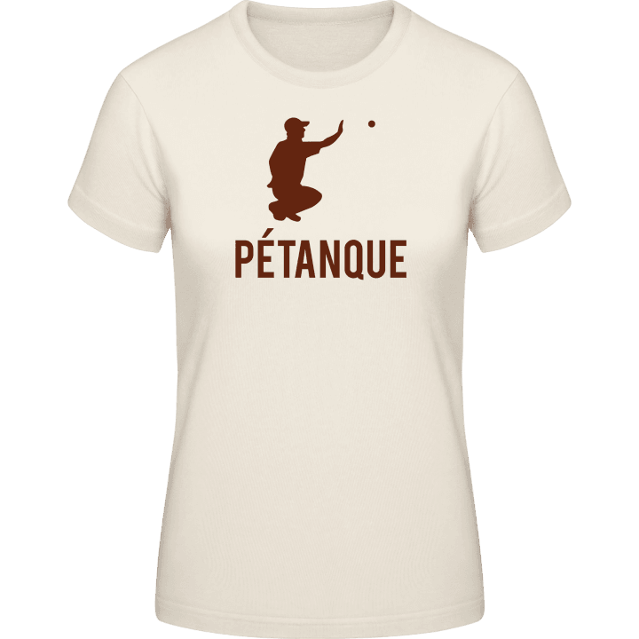 Pétanque T-shirt för kvinnor contain pic