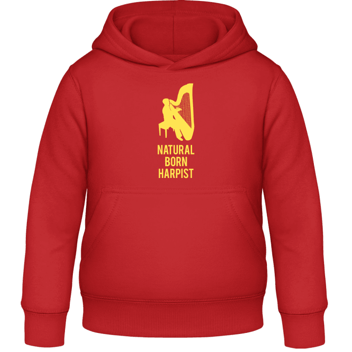 Natural Born Harpist Kids Hoodie contain pic