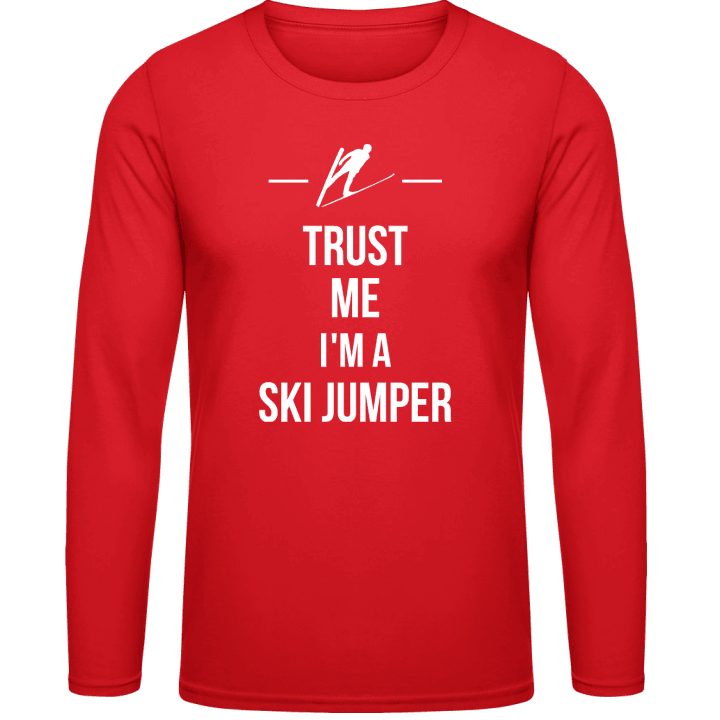 Trust Me I´m A Ski Jumper Langarmshirt contain pic