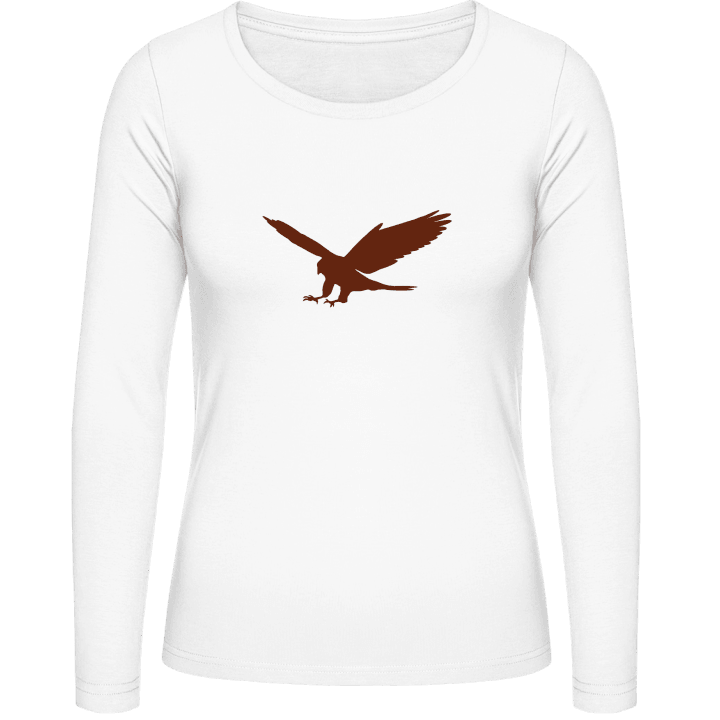 Eagle Silhouette Frauen Langarmshirt 0 image