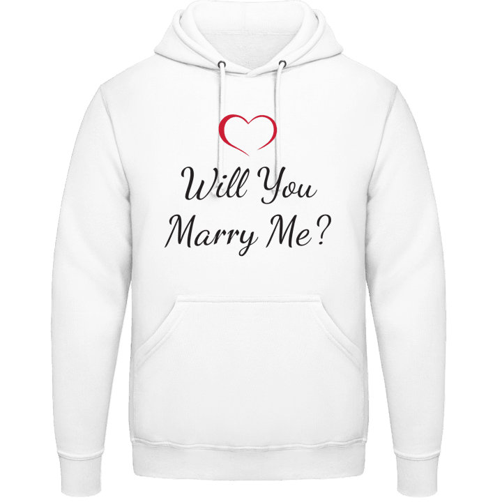 Will You Marry Me Sweat à capuche contain pic