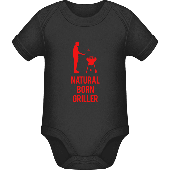 Natural Born Griller King Baby romper kostym contain pic