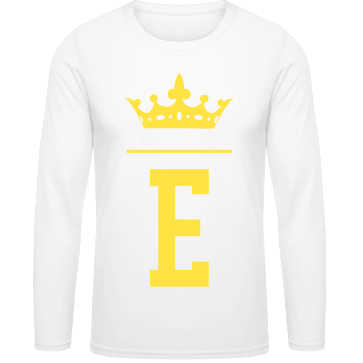 E Name Letter T-shirt à manches longues contain pic