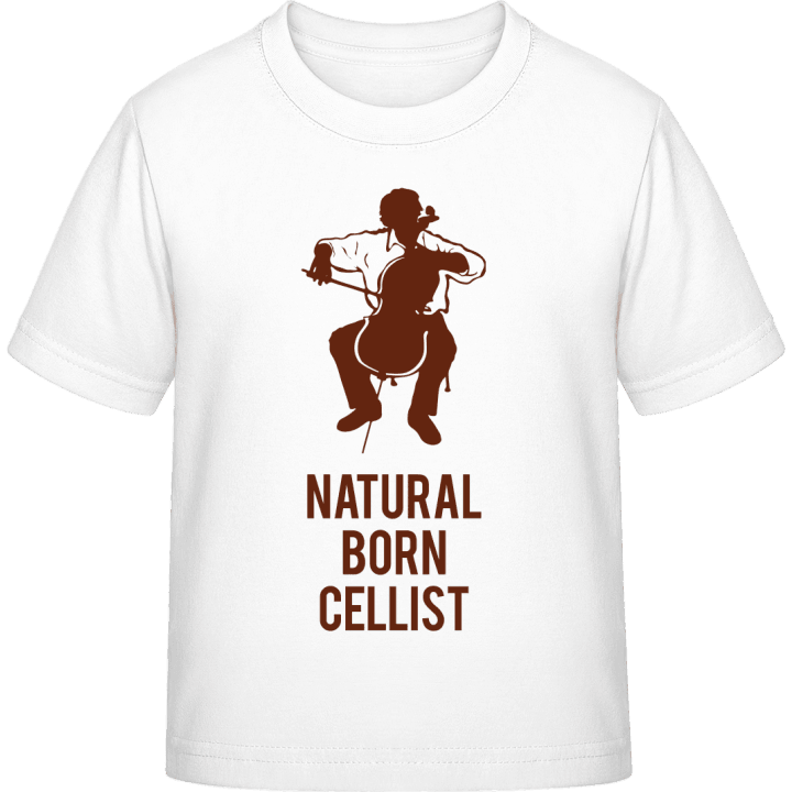 Natural Born Cellist T-skjorte for barn contain pic