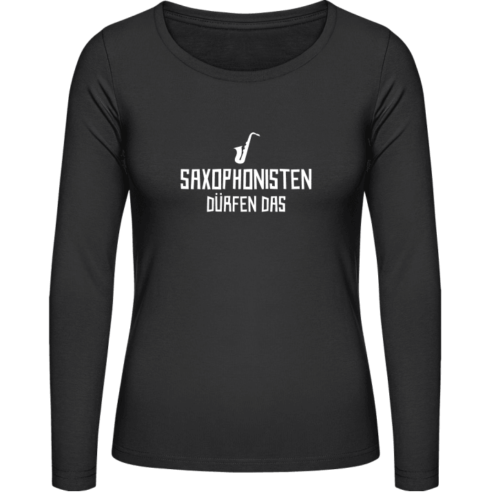 Saxophonisten dürfen das Camicia donna a maniche lunghe contain pic